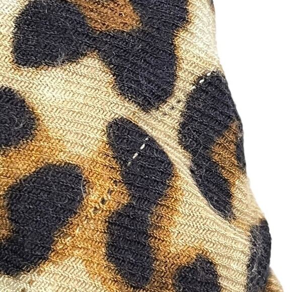 Chicos Womens Ruana Fusion Leopard Print Poncho Jacket Open Draped Top One Size - Picture 11 of 14